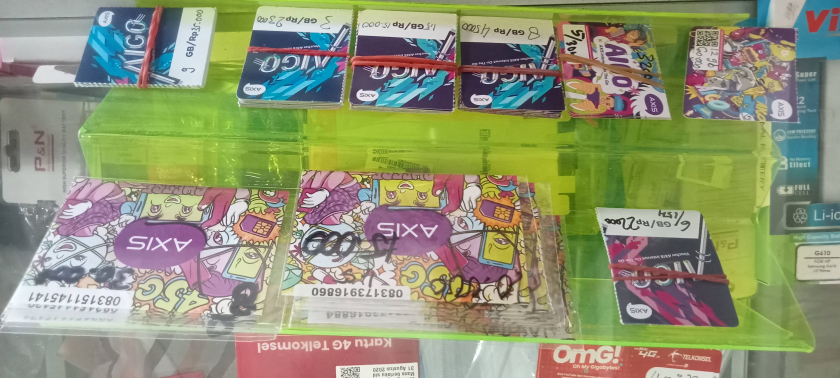 Voucer telkomsel axis xl m3