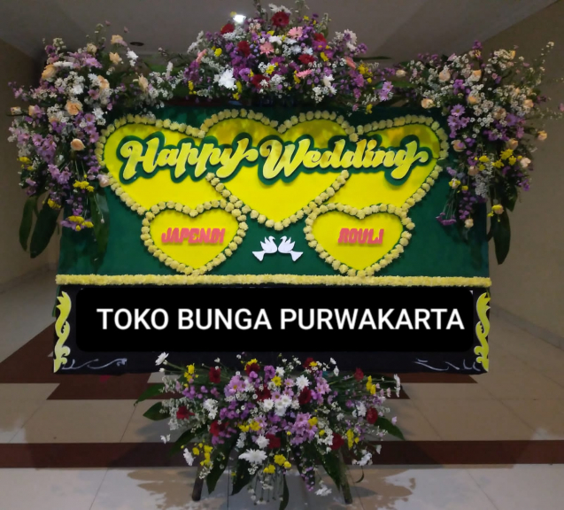 Karangan bunga papan