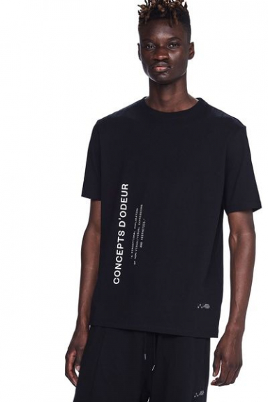 T-Shirt White/Black ADDICTED TO TECH