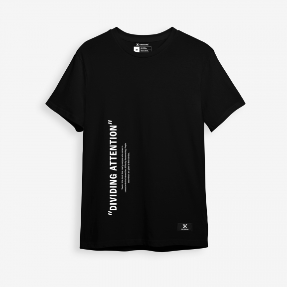 T-Shirt White/Black ADDICTED TO TECH