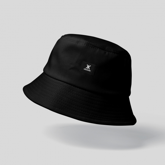 Bucket Hat Black/White Creekkinc