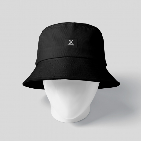 Bucket Hat Black/White Creekkinc