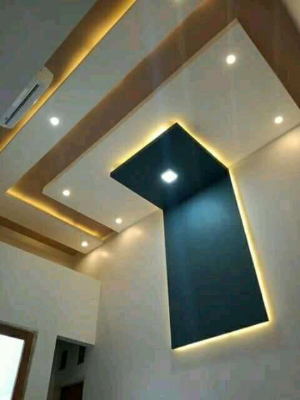 Plafon gypsum dan pvc