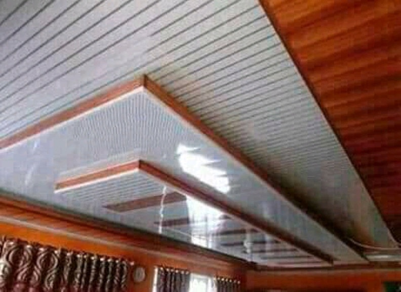 Plafon gypsum dan pvc