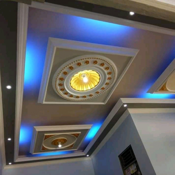 Plafon gypsum dan pvc