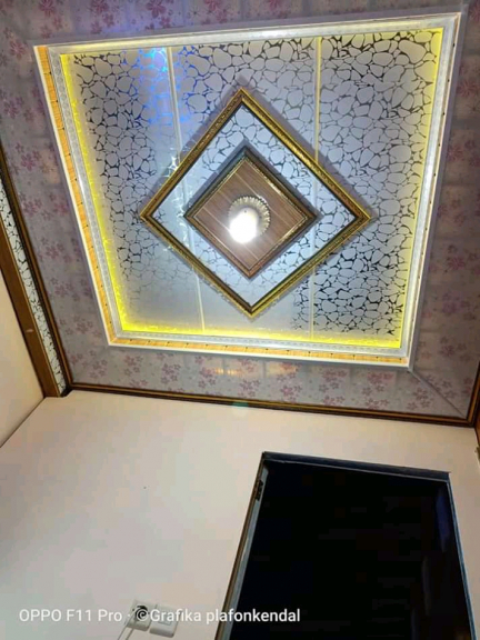 Plafon gypsum dan pvc