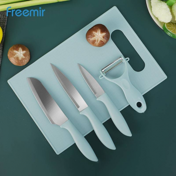 Fruit Knives 5pcs/set 20 x 30 x 1.5cm Green