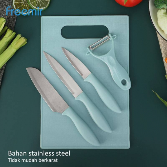 Fruit Knives 5pcs/set 20 x 30 x 1.5cm Green