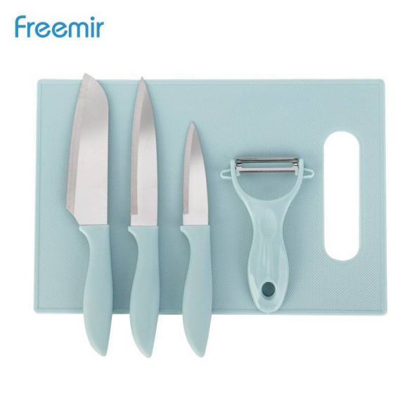 Fruit Knives 5pcs/set 20 x 30 x 1.5cm Green