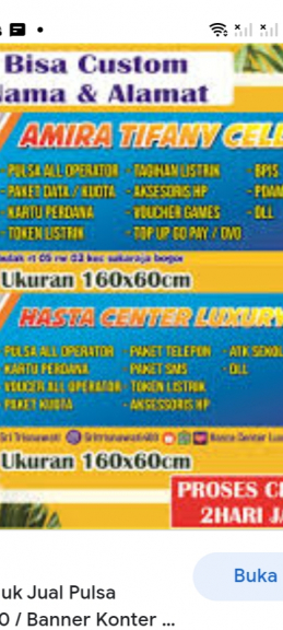 Token listrik, pulsa dan paket data