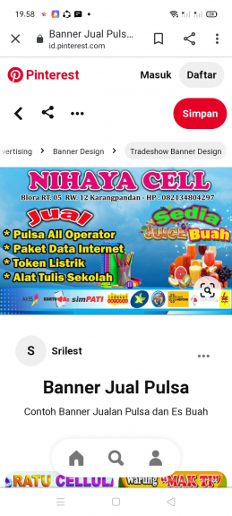 Token listrik, pulsa dan paket data