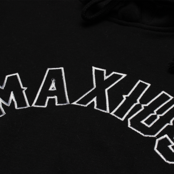 hoodie white line navy