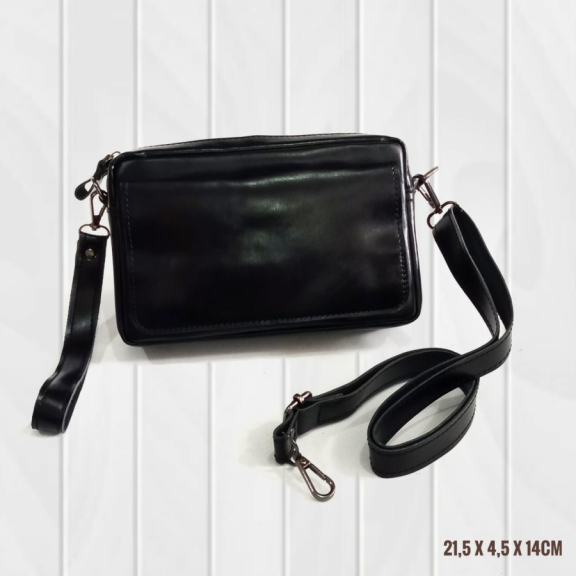 Tas Unisex Pria/ Wanita 2 in 1 handbags dan selempang  Full Kulit made in Garut Sukaregang