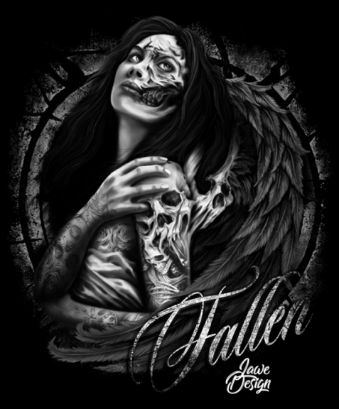 Design dan Illustrasi Untuk Kaos, poster, Tattoo