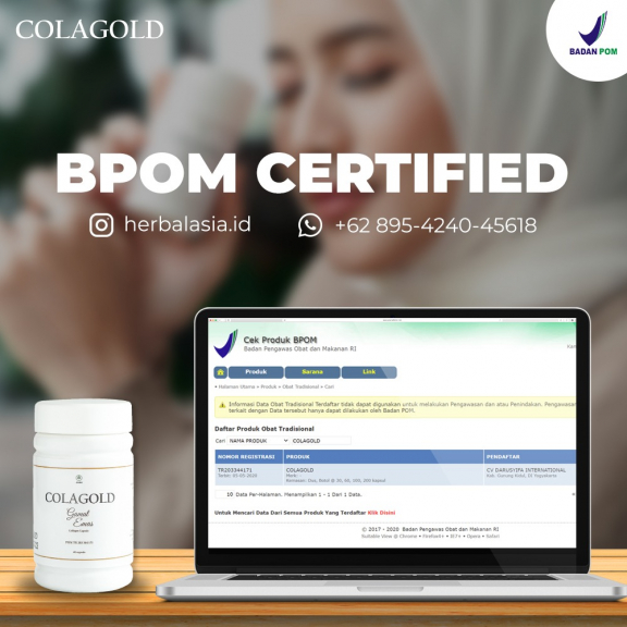 Colagold tablet Pemutih