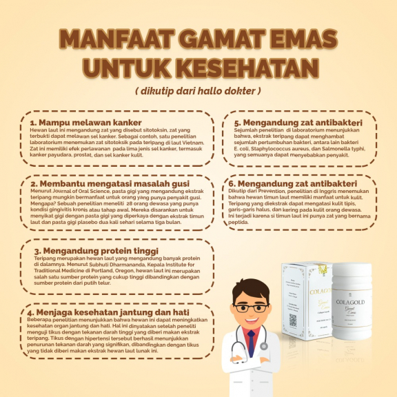 Colagold tablet Pemutih