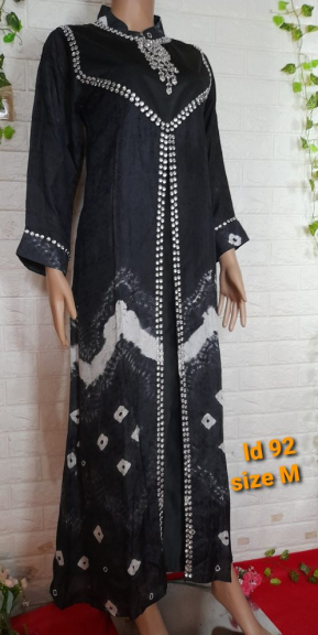 Gamis jumputan palembangan