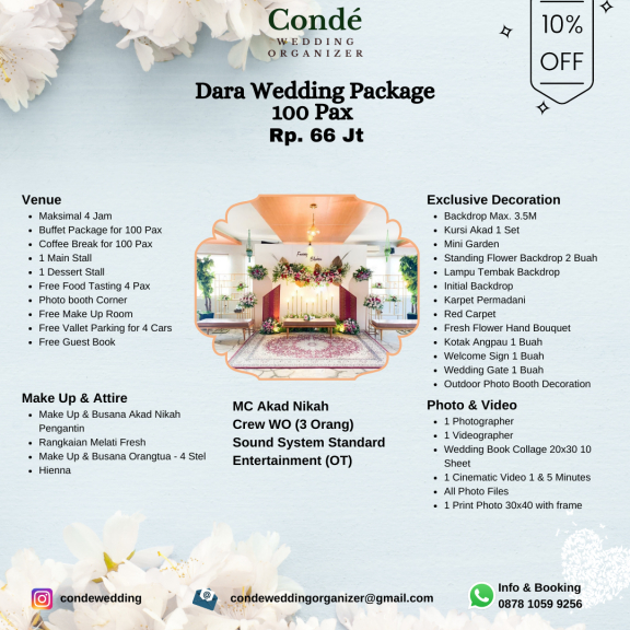 Wedding Package Teras Dara Cafe Bogor