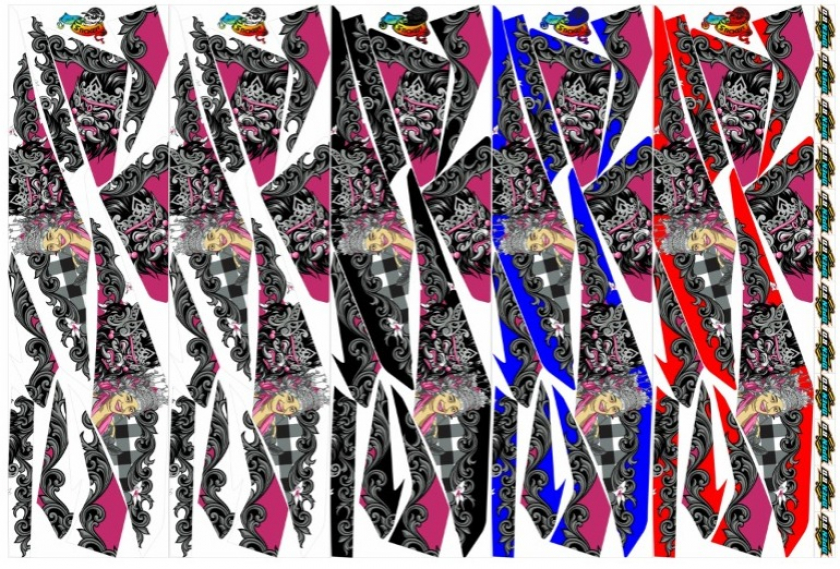 striping variasi/decal motor