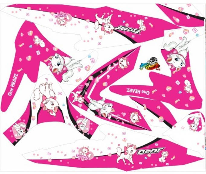 striping variasi/decal motor