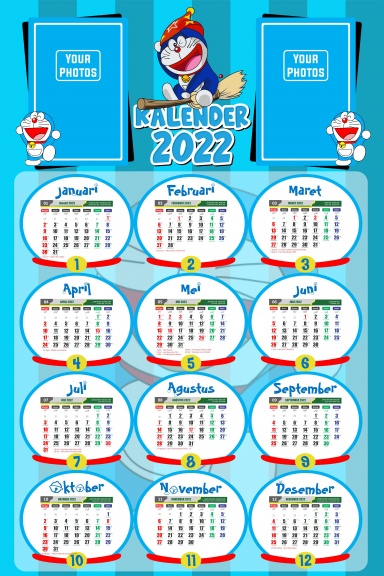 KALENDER COSTUME 2022