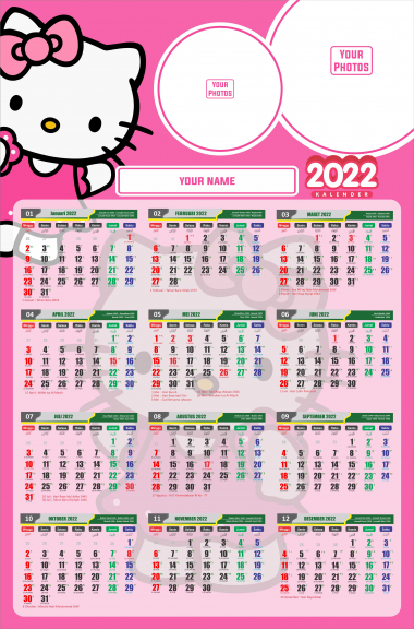 KALENDER COSTUME 2022