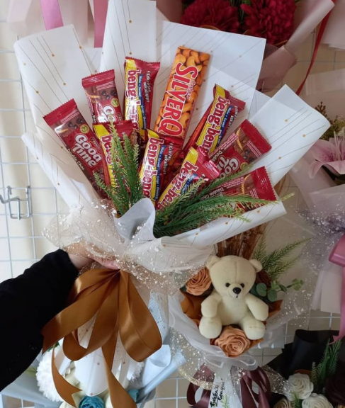 Buket coklat 