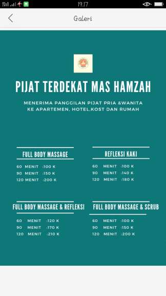 Pijat massage &amp; Reflexologi