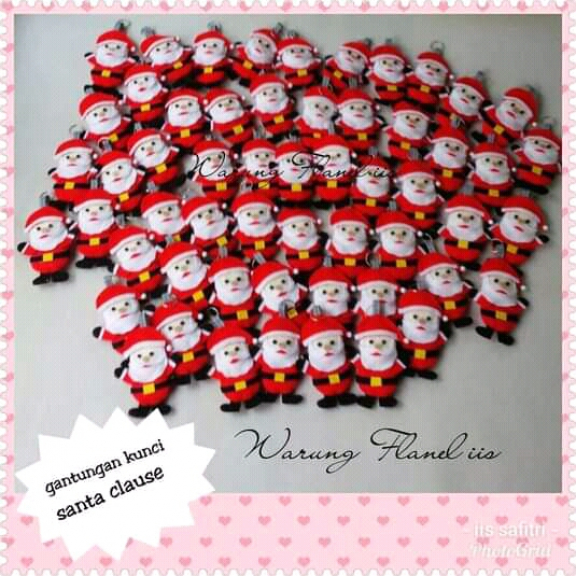 Gantungan kunci Santa