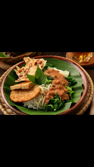 specual pecel dan nasi liwet