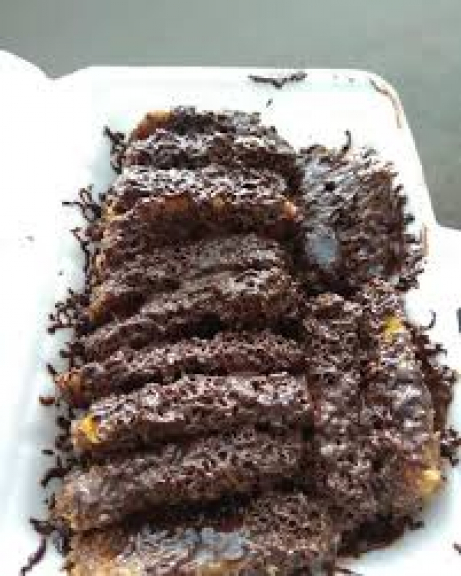 Pisang goreng semua toping