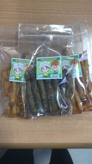 Pisang Linting dan sosis linting