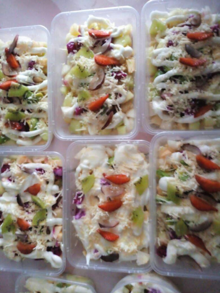 Dimsum,salad buah,brownis lumer,pusing,donat,nasi box