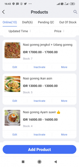 Nasi goreng Jawa ikan lele