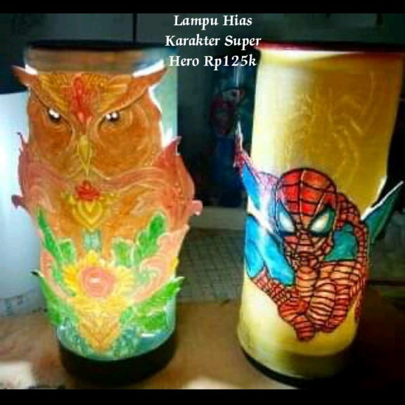 Lampu Hias Ukir Handmade