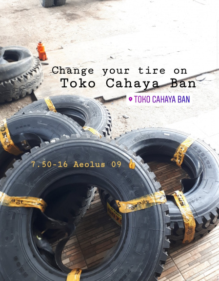 Ban Truk Merk Aeolus 09 Ukuran 7.50-16