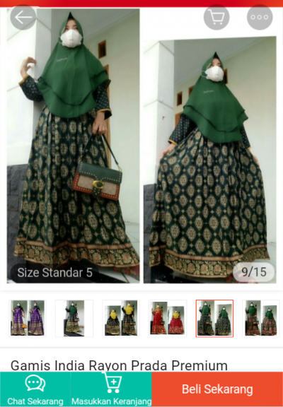 Gamis Viral Rayon Viscose