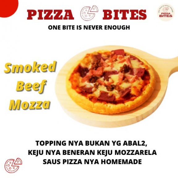 Pizza Frozen Smoked Beef Mozza Personal