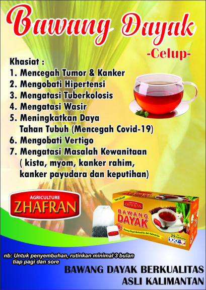 Minuman Celup Bawang Dayak