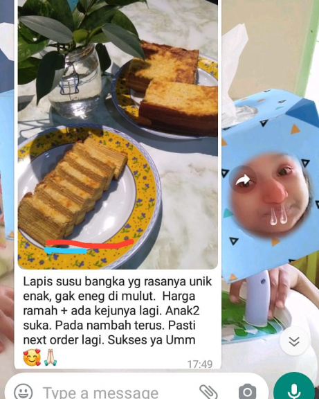 Lapis susu keju bangka / nasi briyani India asli SE 