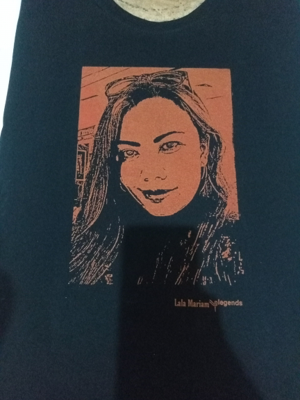 Sablon kaos discharge satuan