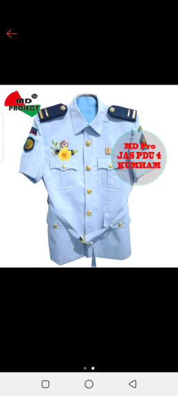 Semi jas pdu dan baju hansip