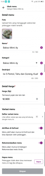 Pentol Frozen Daging Sapi isi 100 butir