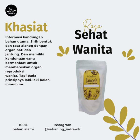 Serbuk jamu instan