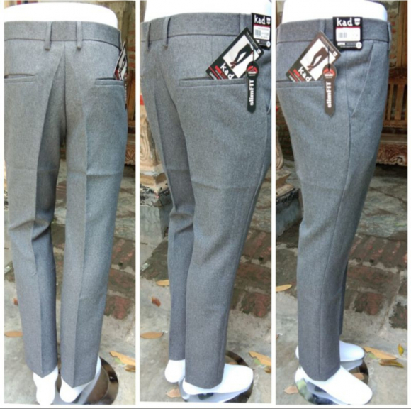 Celana kantor slimfit pria