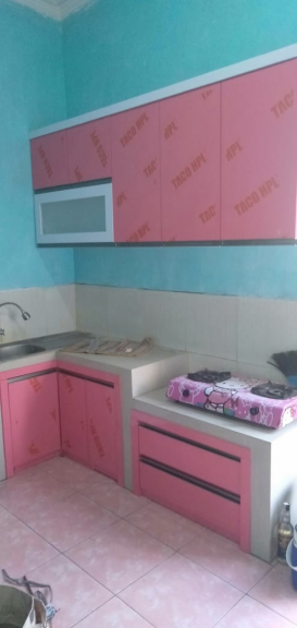 Kitchen set . Kamar set. Backdrop tv . Sekat ruangan. Partisi .. dll