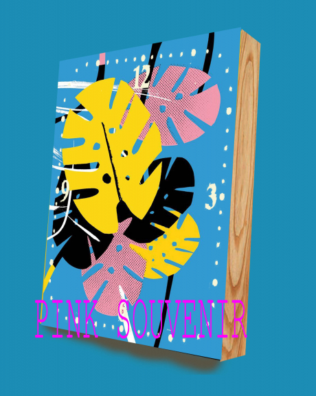 walldecord jam dinding kayu minimalis