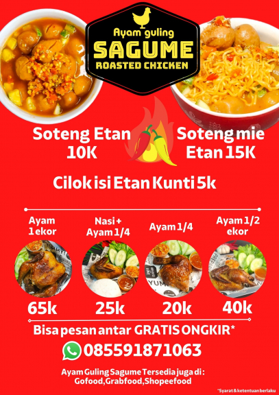 Ayam guling 1 ekor