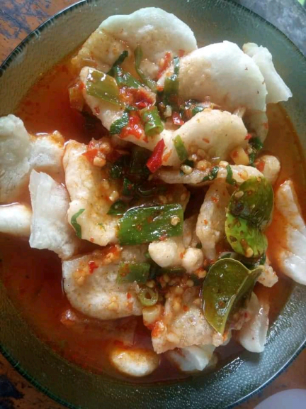 Seblak dan baso aci