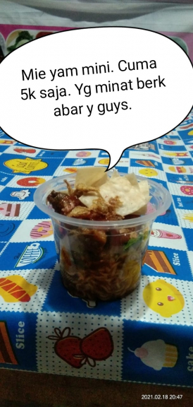 Mie ayam mini